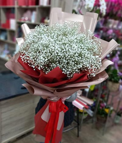 Букет цветов из: Гипсофила в Аксай