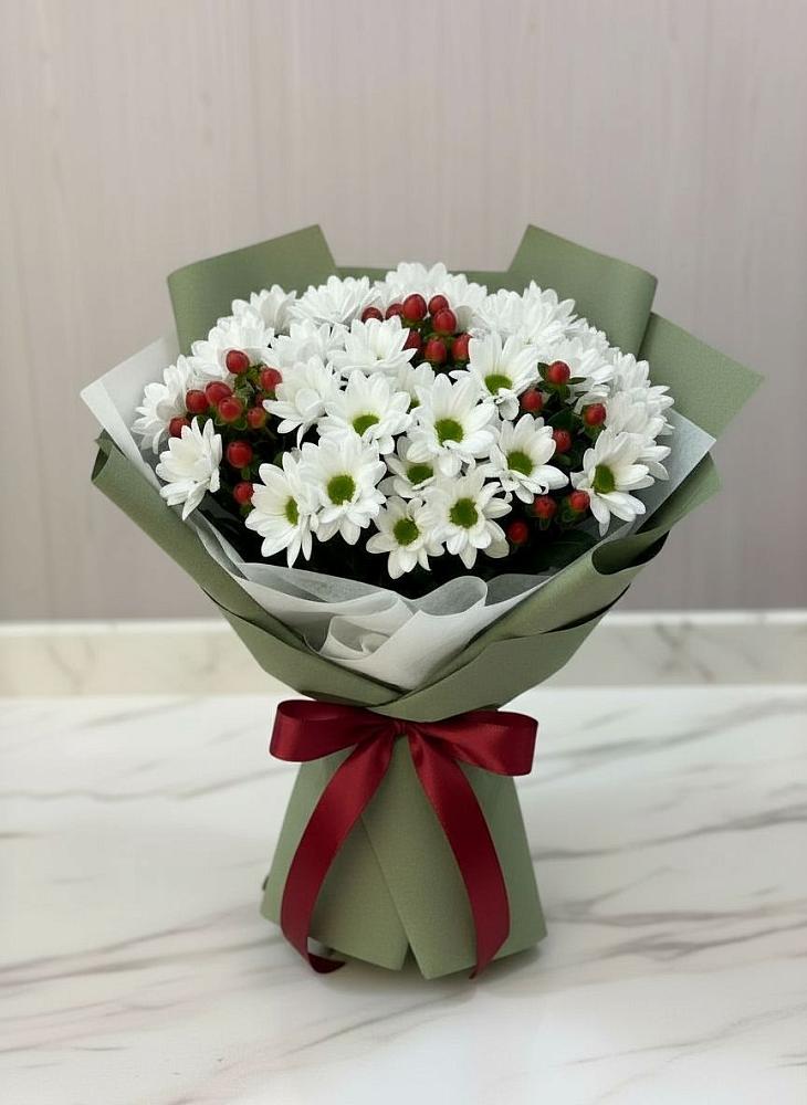 Букет цветов из: Хризантемы в Аксай