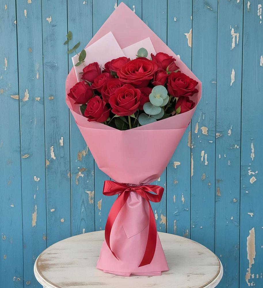 Букет цветов из: Розы в Аксай