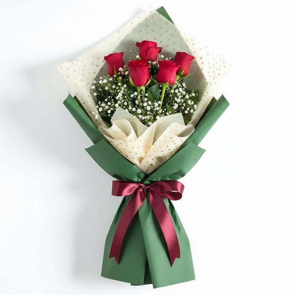 Букет цветов из: Розы в Аксай