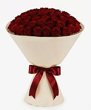 Букет 101 Бордовая роза Блэк Бакарра в Аксай