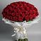 Букет 101 Красная роза Блэк Мэджик в Аксай