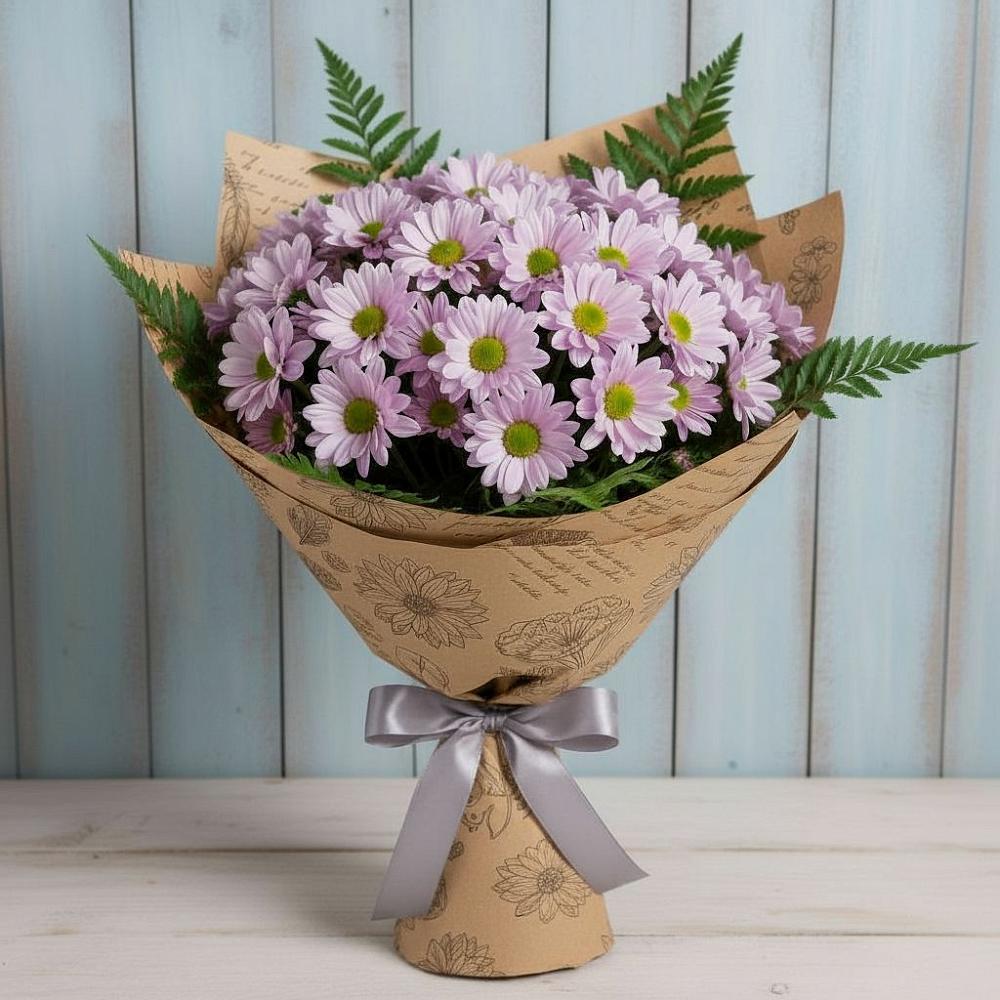 Букет цветов из: Хризантемы в Аксай