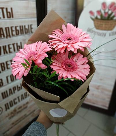 Букет цветов из: Герберы в Аксай