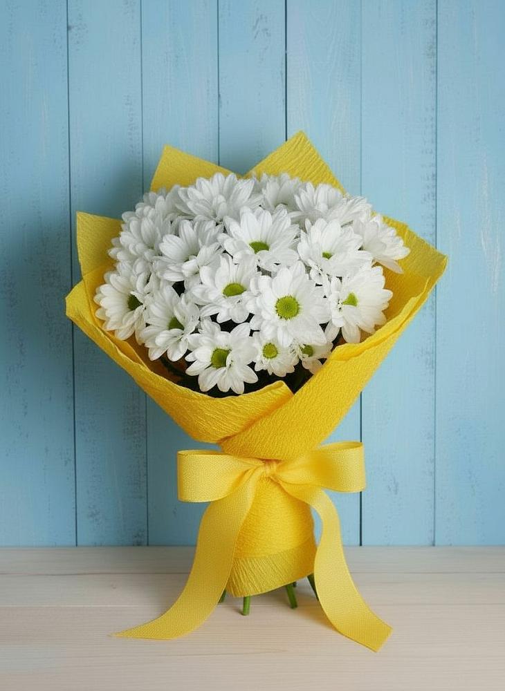 Букет цветов из: Хризантемы в Аксай