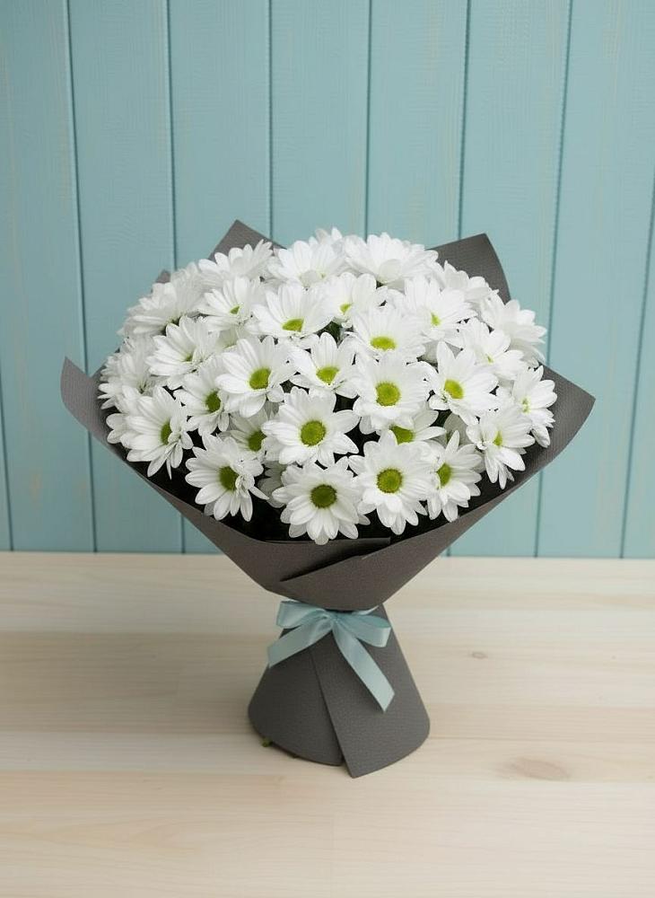 Букет цветов из: Хризантемы в Аксай