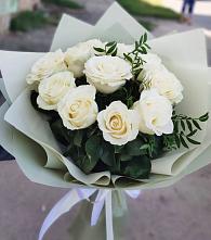 Букет Белые розы Проуд #REPLACE_PRED# Аксай
