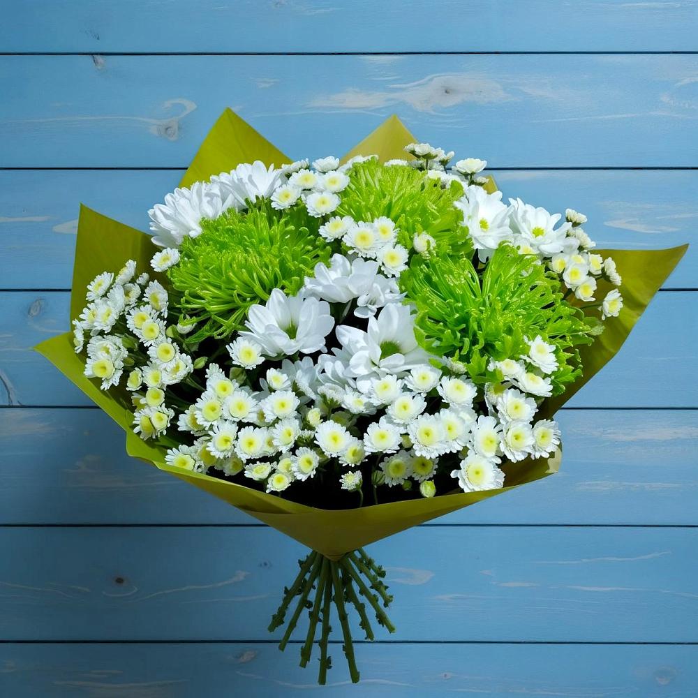 Букет цветов из: Хризантемы в Аксай