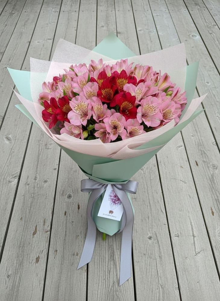 Букет цветов из: Альстромерии в Аксай
