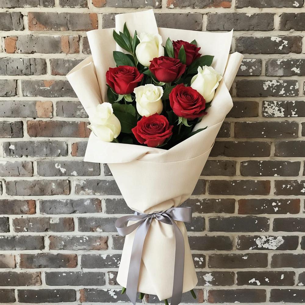 Букет цветов из: Розы в Аксай