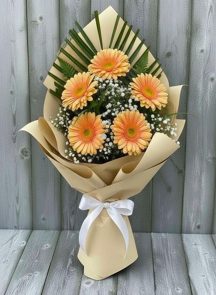 Букет цветов из: Герберы в Аксай