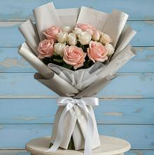 Букет цветов из:  Розы #REPLACE_PRED# Аксай