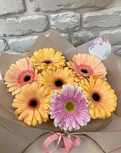 Букет цветов из:  Герберы в Аксай