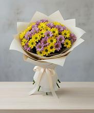 Букет цветов из:  Хризантемы в Аксай