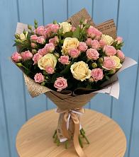 Букет цветов из:  Розы в Аксай