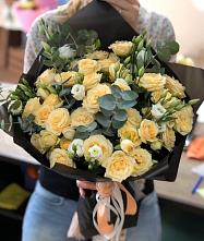 Букет цветов из:  Розы и Лизиантусы #REPLACE_PRED# Аксай