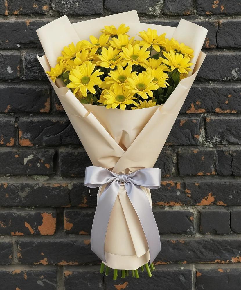 Букет цветов из: Хризантемы в Аксай