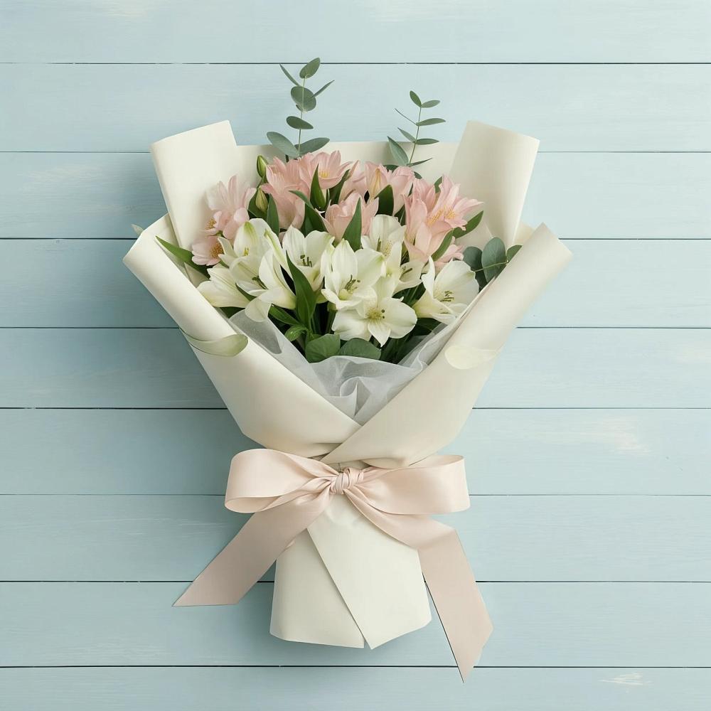 Букет цветов из: Альстромерии в Аксай