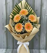 Букет цветов из:  Герберы #REPLACE_PRED# Аксай