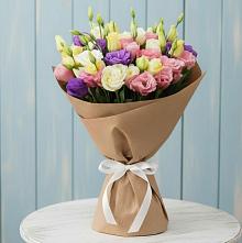 Букет цветов из:  Лизиантусы в Аксай