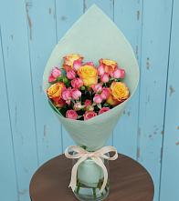 Букет цветов из:  Розы в Аксай